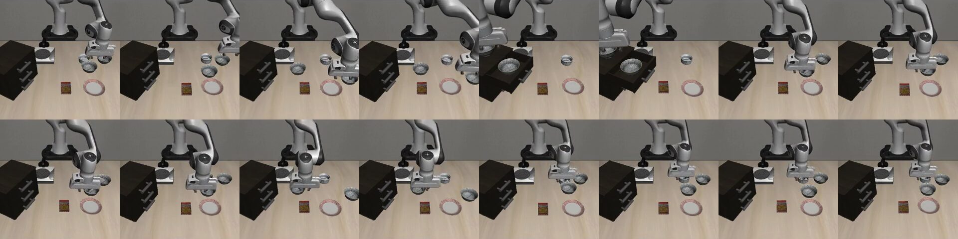 Sample of scripted demonstration rollouts